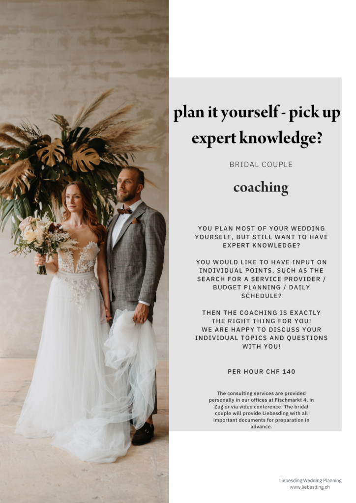 Wedding Coaching