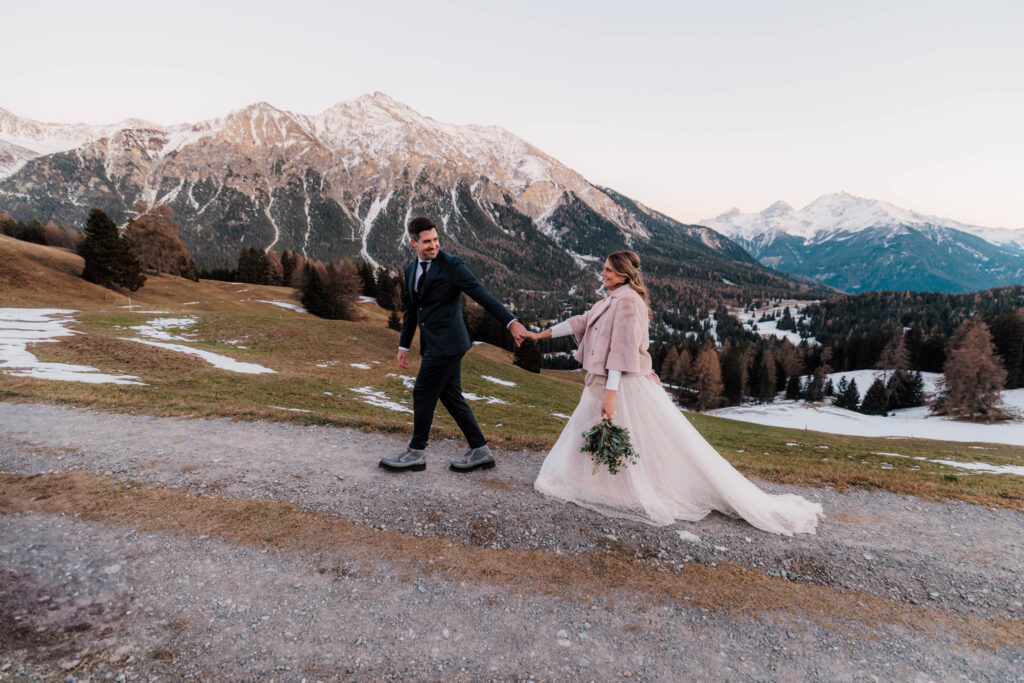 Winterhochzeit in der Lenzerheide