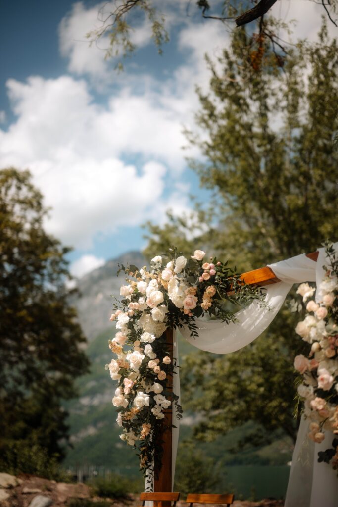 Wedding ceremony by friends